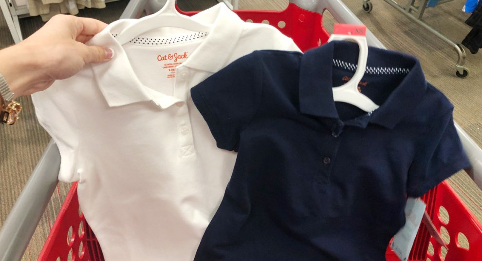 Target Cat & Jack Uniforms | Polos from $3.50, Pants from $8.40 + More!