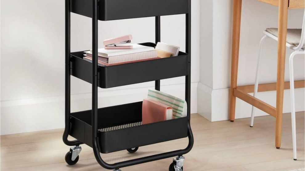 Target 3-Tier Utility Carts from $15 | Great for Organizing Crafts & Toys!